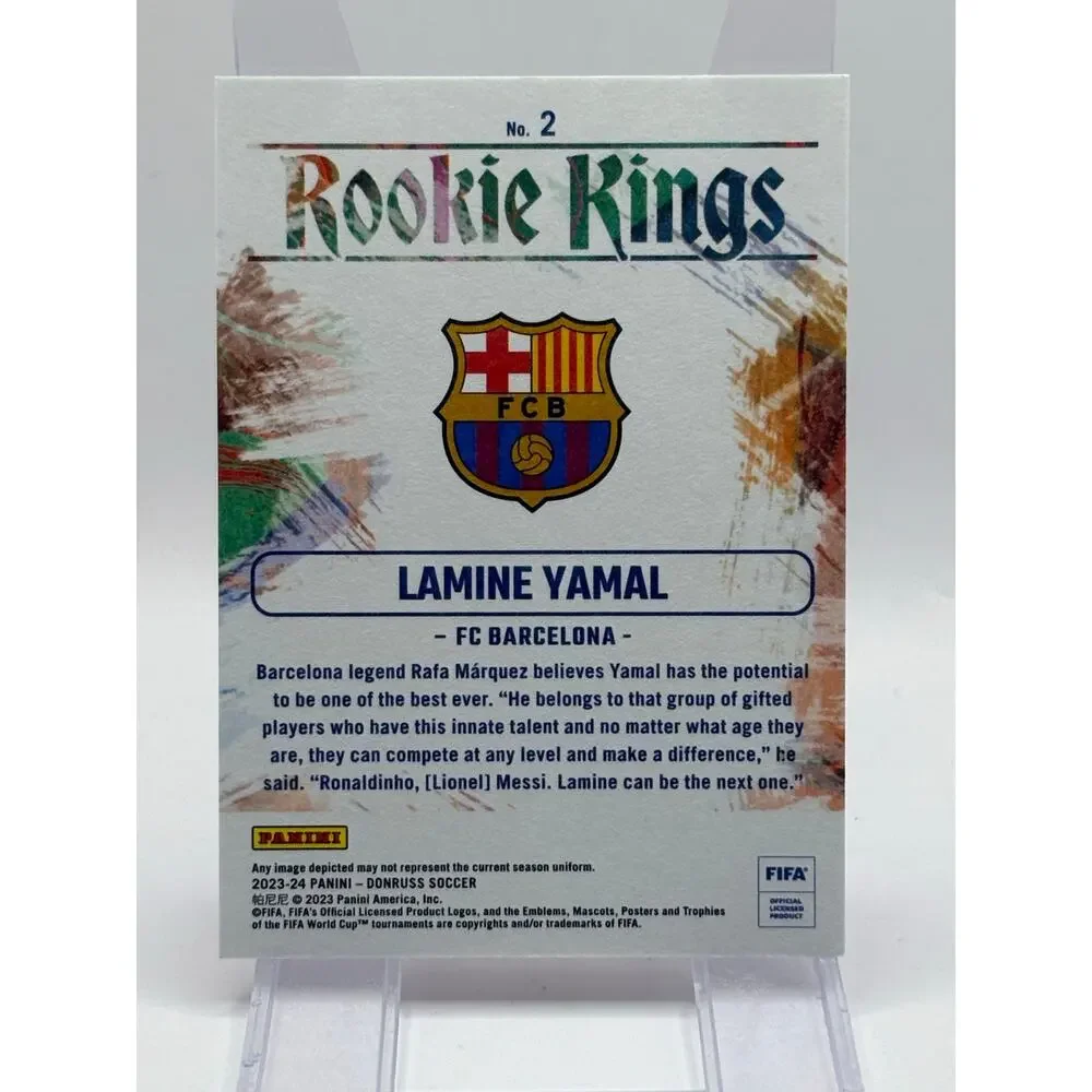 2023-24 Panini Donruss Lamine Yamal Rookie Kings FC Barcelona RC